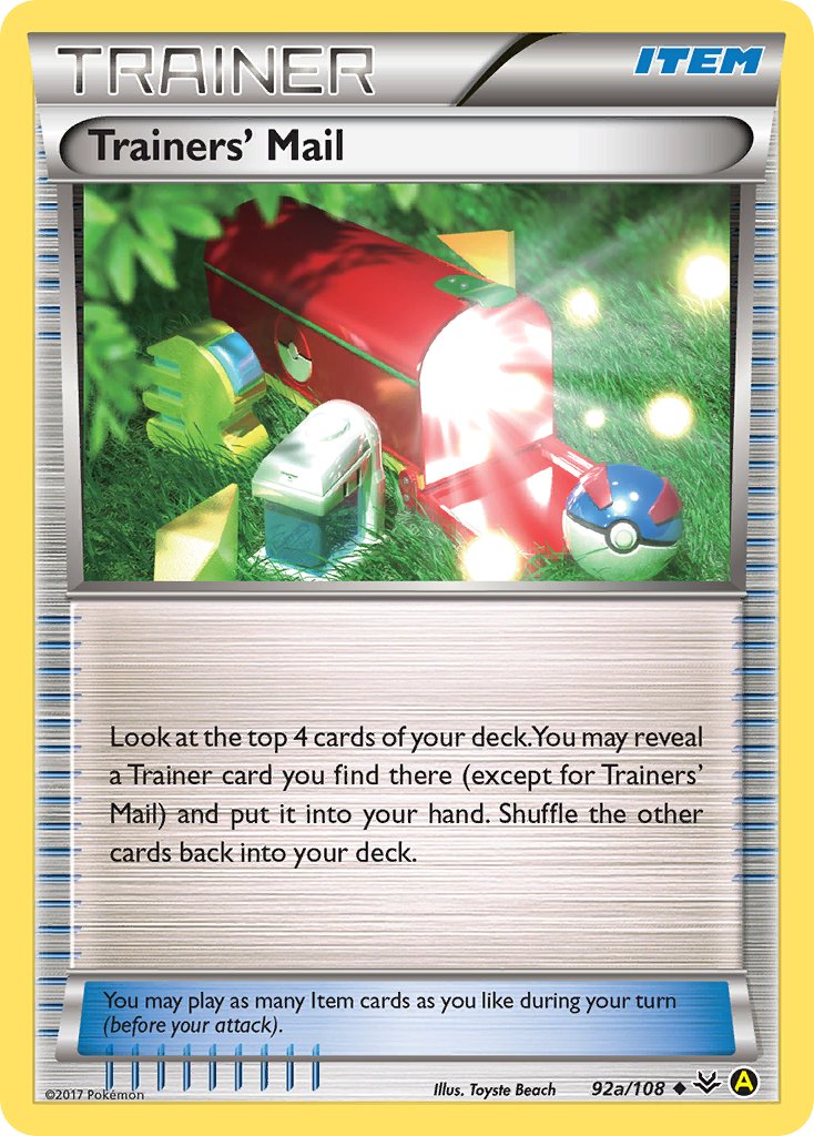 Trainers' Mail (92a/108) [Alternate Art Promos] | Pegasus Games WI