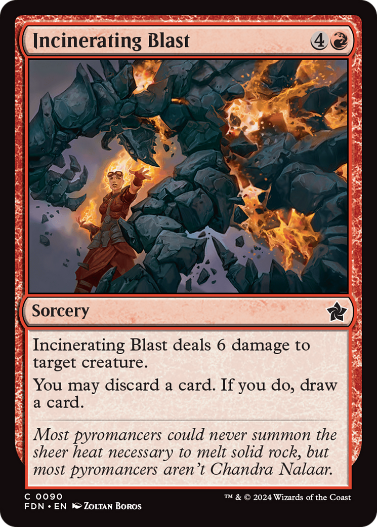 Incinerating Blast [Foundations] | Pegasus Games WI