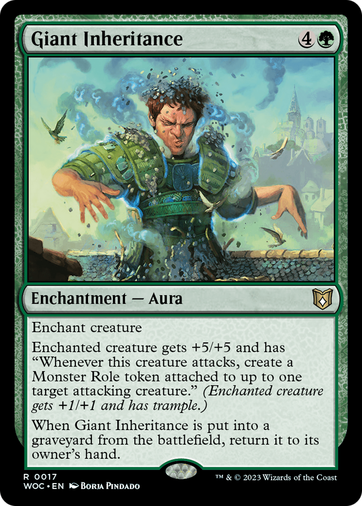 Giant Inheritance [Wilds of Eldraine Commander] | Pegasus Games WI