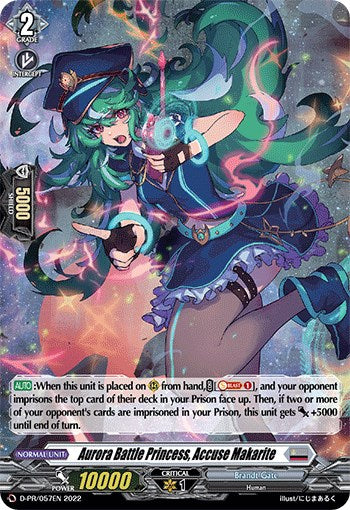 Aurora Battle Princess, Accuse Makarite (D-PR/057EN) [D Promo Cards] | Pegasus Games WI