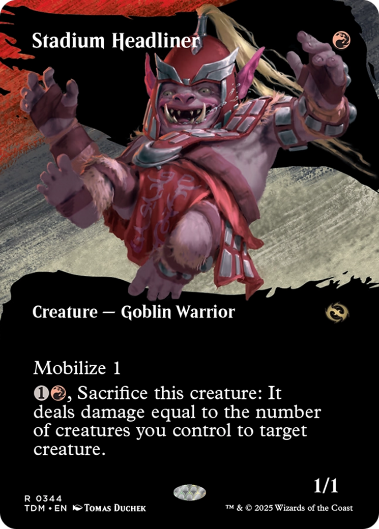 Stadium Headliner (Borderless) [Tarkir: Dragonstorm] | Pegasus Games WI