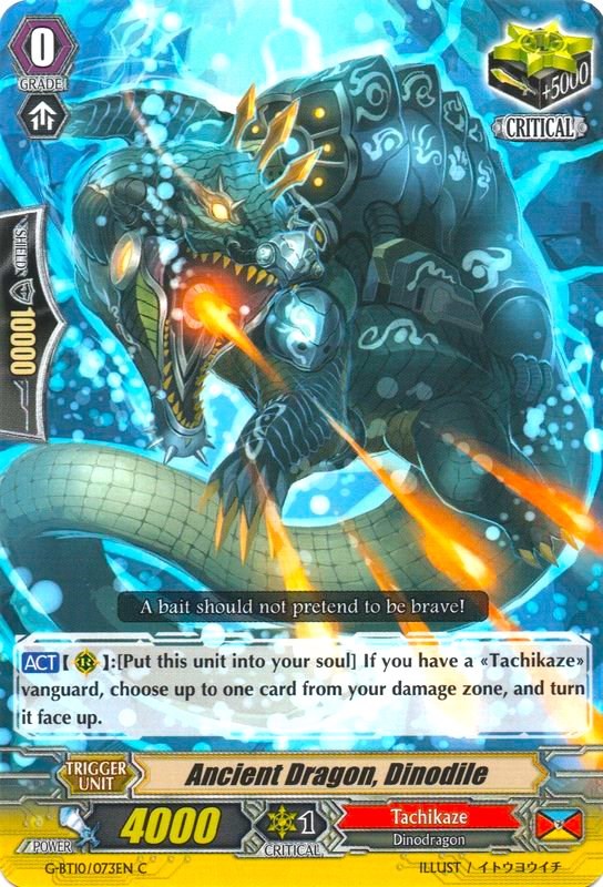 Ancient Dragon, Dinodile (G-BT10/073EN) [Raging Clash of the Blade Fangs] | Pegasus Games WI