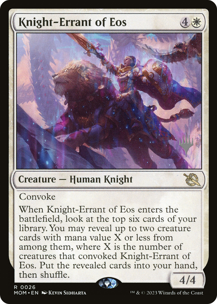 Knight-Errant of Eos (Promo Pack) [March of the Machine Promos] | Pegasus Games WI