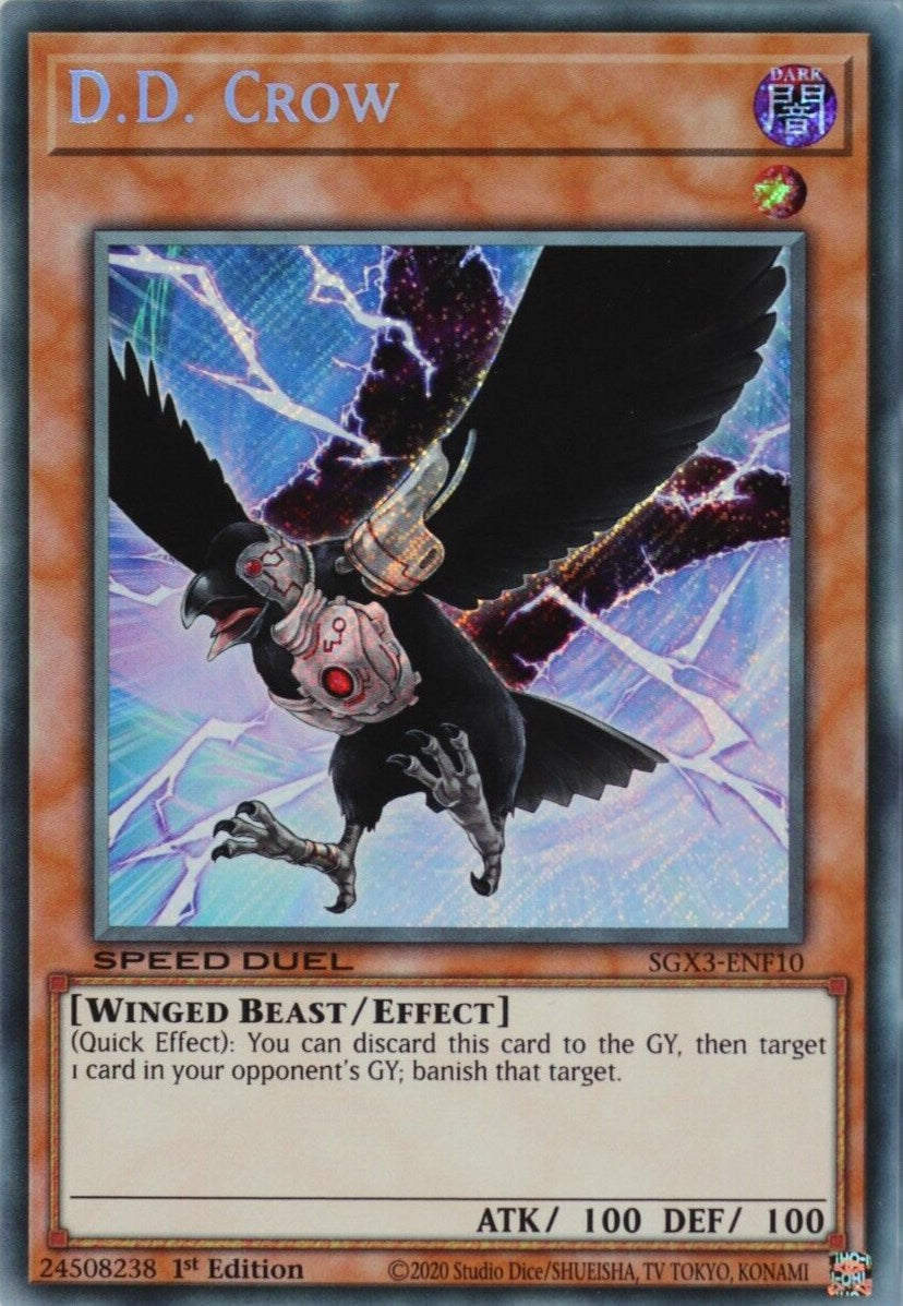 D.D. Crow [SGX3-ENF10] Secret Rare | Pegasus Games WI