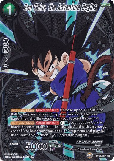 Son Goku, the Adventure Begins (Collector's Selection Vol. 1) (BT6-107) [Promotion Cards] | Pegasus Games WI