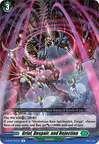 Grief, Despair, and Rejection (D-BT01/054EN) [Genesis of the Five Greats] | Pegasus Games WI