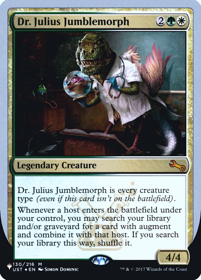 Dr. Julius Jumblemorph (Unfinity Foil Edition) [The List] | Pegasus Games WI