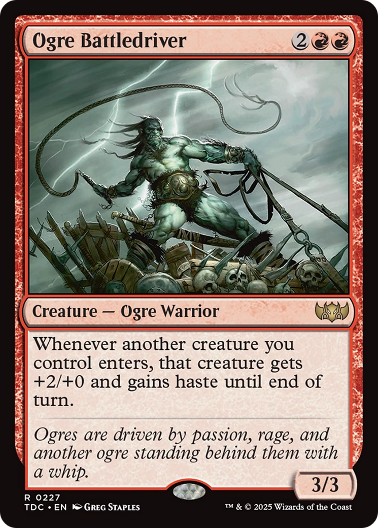 Ogre Battledriver [Tarkir: Dragonstorm Commander] | Pegasus Games WI
