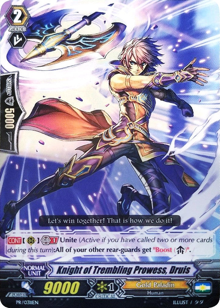 Knight of Trembling Prowess, Druis (PR/0311EN) [Promo Cards] | Pegasus Games WI