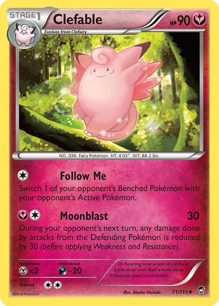 Clefable (71/111) [XY: Furious Fists] | Pegasus Games WI