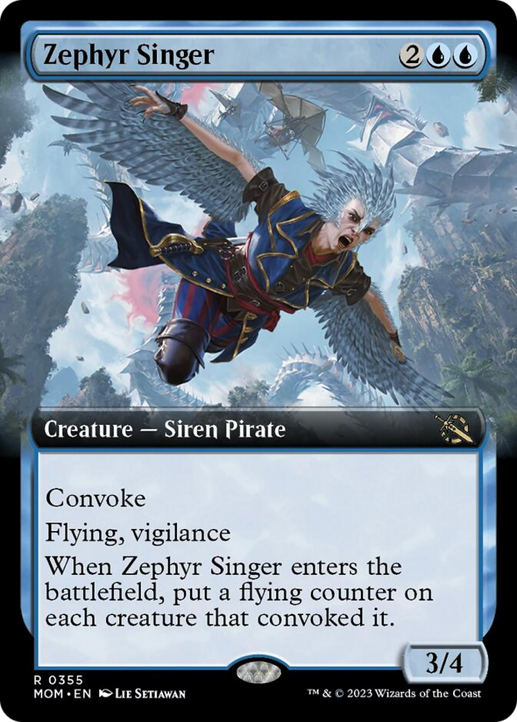 Zephyr Singer (Extended Art) [March of the Machine] | Pegasus Games WI