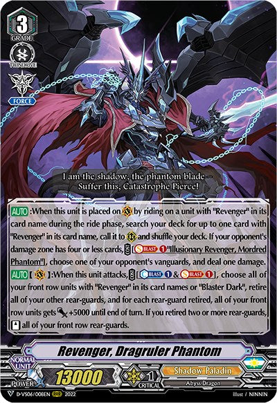 Revenger, Dragruler Phantom (D-VS06/008EN) [V Clan Collection Vol.6] | Pegasus Games WI