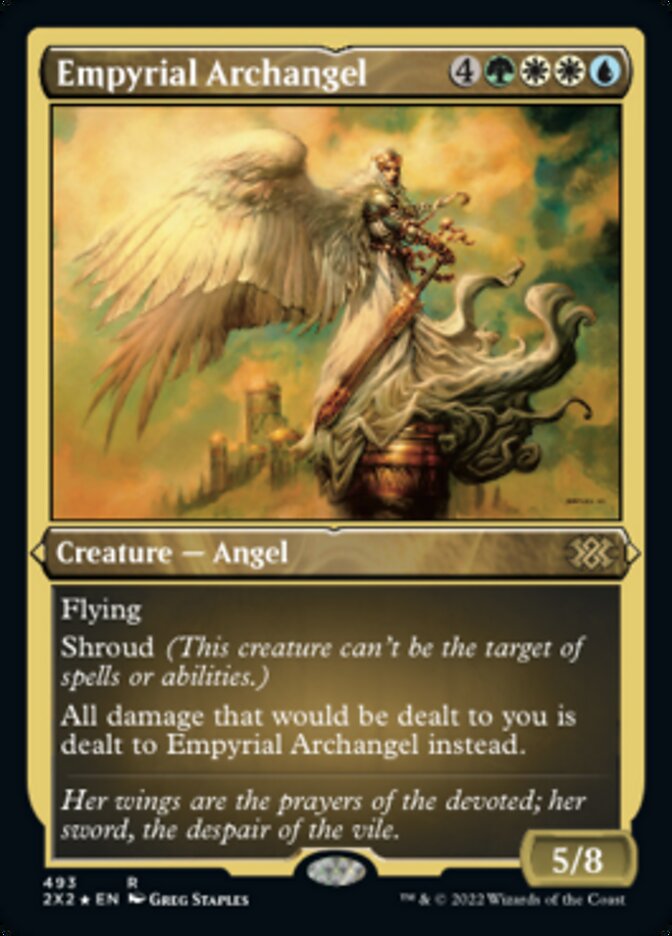 Empyrial Archangel (Foil Etched) [Double Masters 2022] | Pegasus Games WI