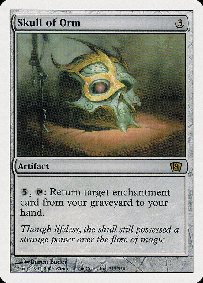 Skull of Orm (8th Edition) [Oversize Cards] | Pegasus Games WI
