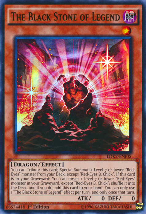The Black Stone of Legend [LDK2-ENJ05] Ultra Rare | Pegasus Games WI