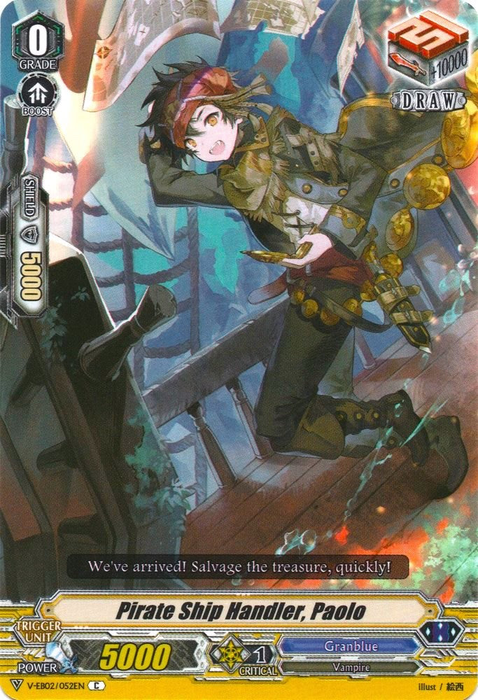 Pirate Ship Handler, Paolo (V-EB02/052EN) [Champions of the Asia Circuit] | Pegasus Games WI
