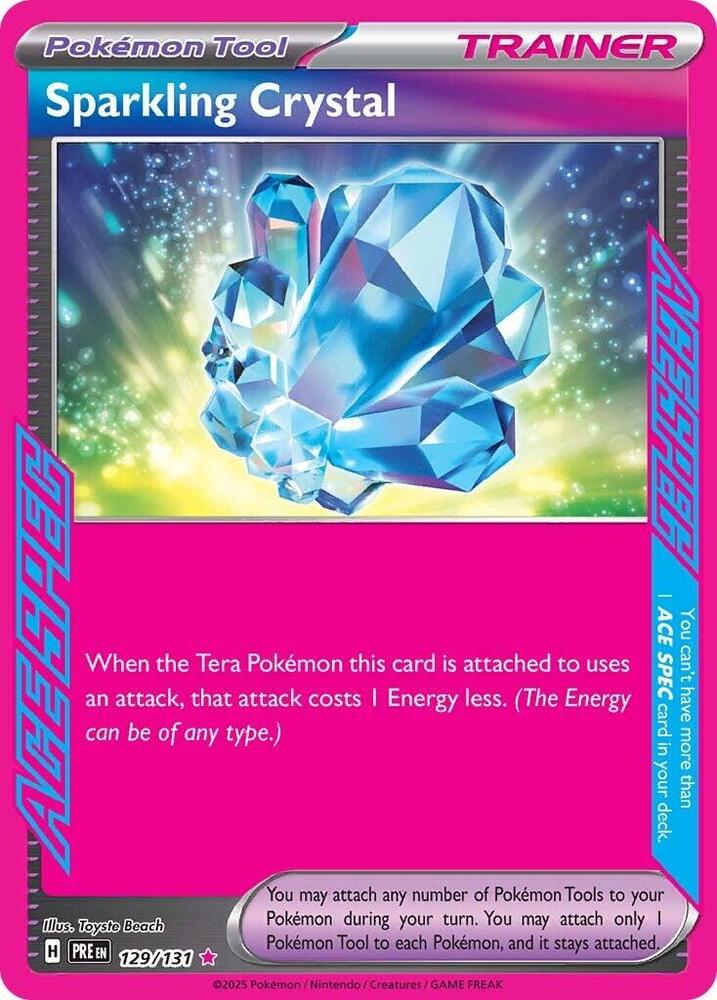 Sparkling Crystal (129/131) [Scarlet & Violet: Prismatic Evolutions] | Pegasus Games WI