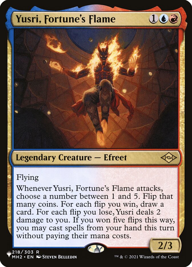 Yusri, Fortune's Flame [Secret Lair: Heads I Win, Tails You Lose] | Pegasus Games WI