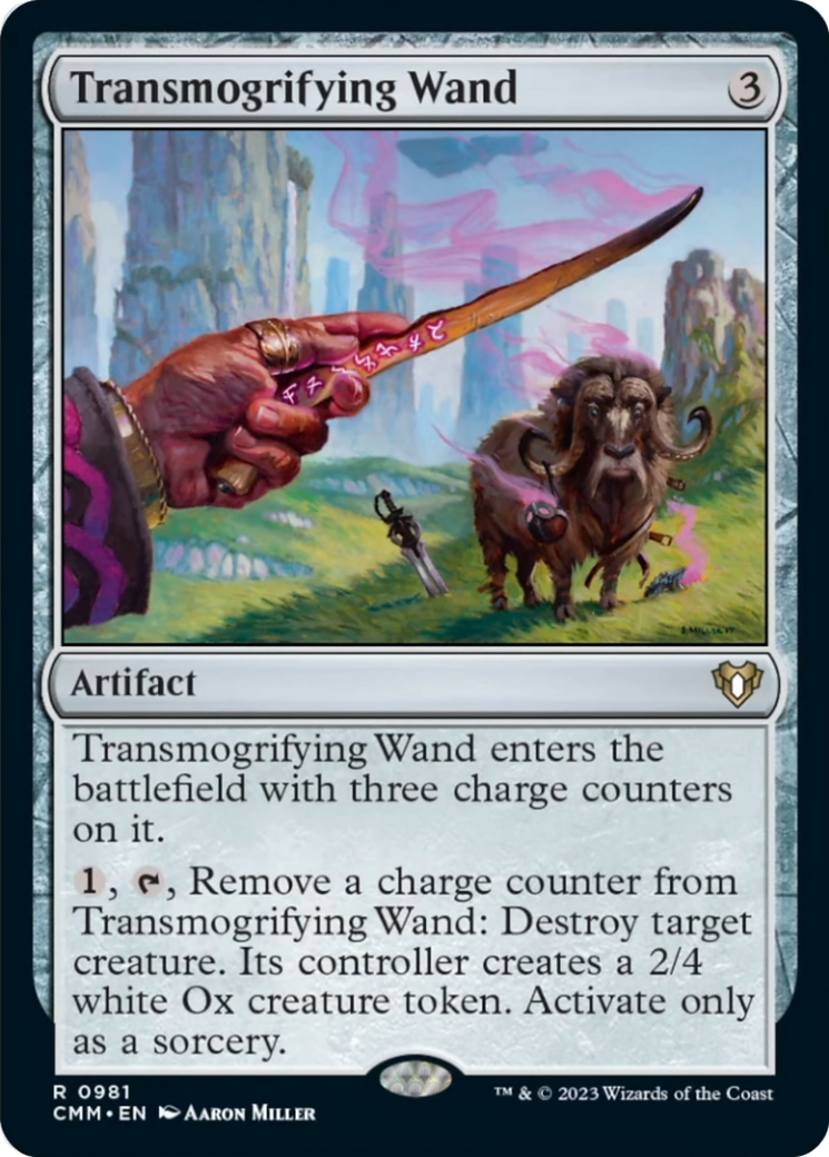 Transmogrifying Wand [Commander Masters] | Pegasus Games WI