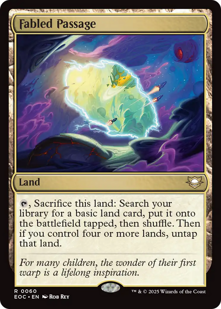 Fabled Passage [Edge of Eternities Commander] | Pegasus Games WI