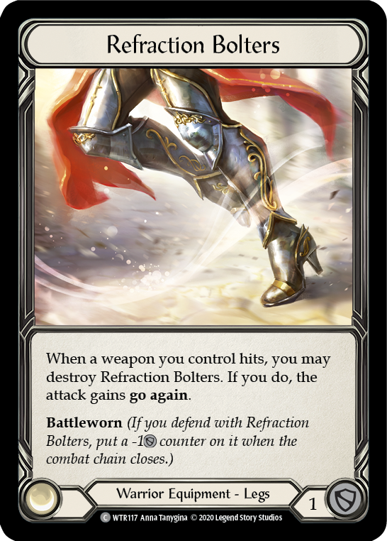 Refraction Bolters [U-WTR117] (Welcome to Rathe Unlimited)  Unlimited Rainbow Foil | Pegasus Games WI