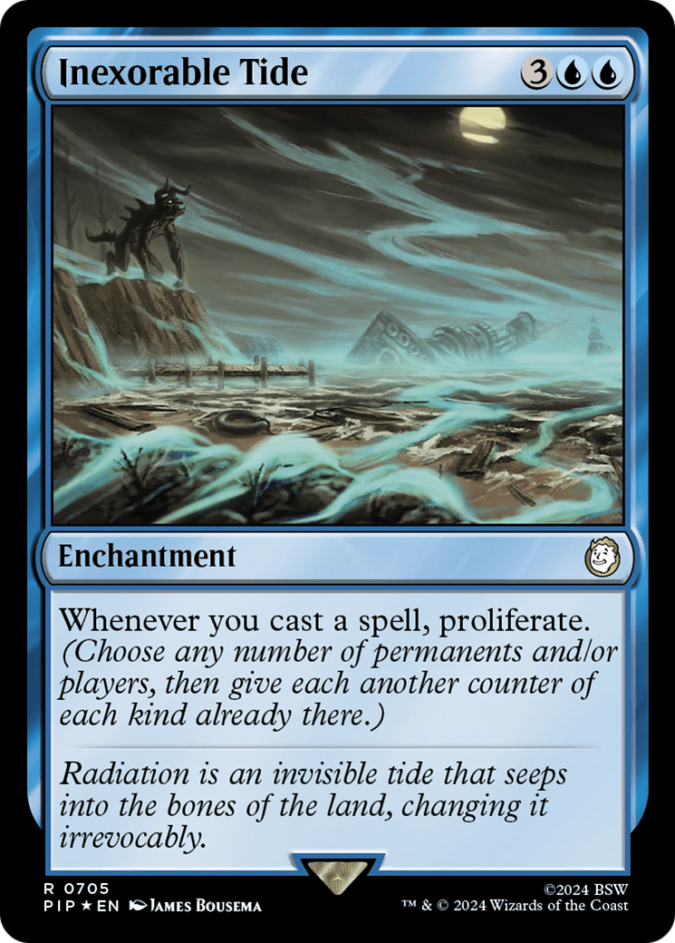 Inexorable Tide (Surge Foil) [Fallout] | Pegasus Games WI