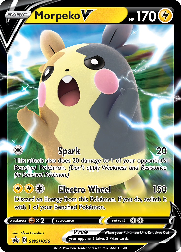 Morpeko V (SWSH056) [Sword & Shield: Black Star Promos] | Pegasus Games WI