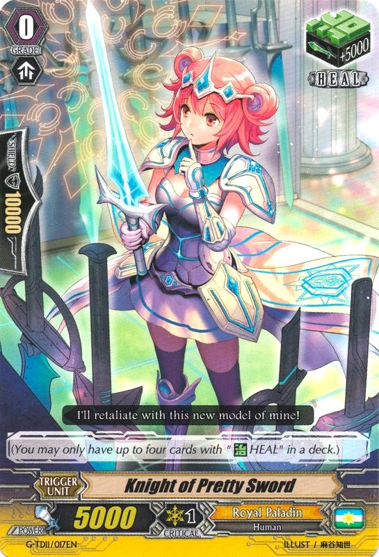 Knight of Pretty Sword (G-TD11/017EN) [Divine Knight of Heavenly Decree] | Pegasus Games WI