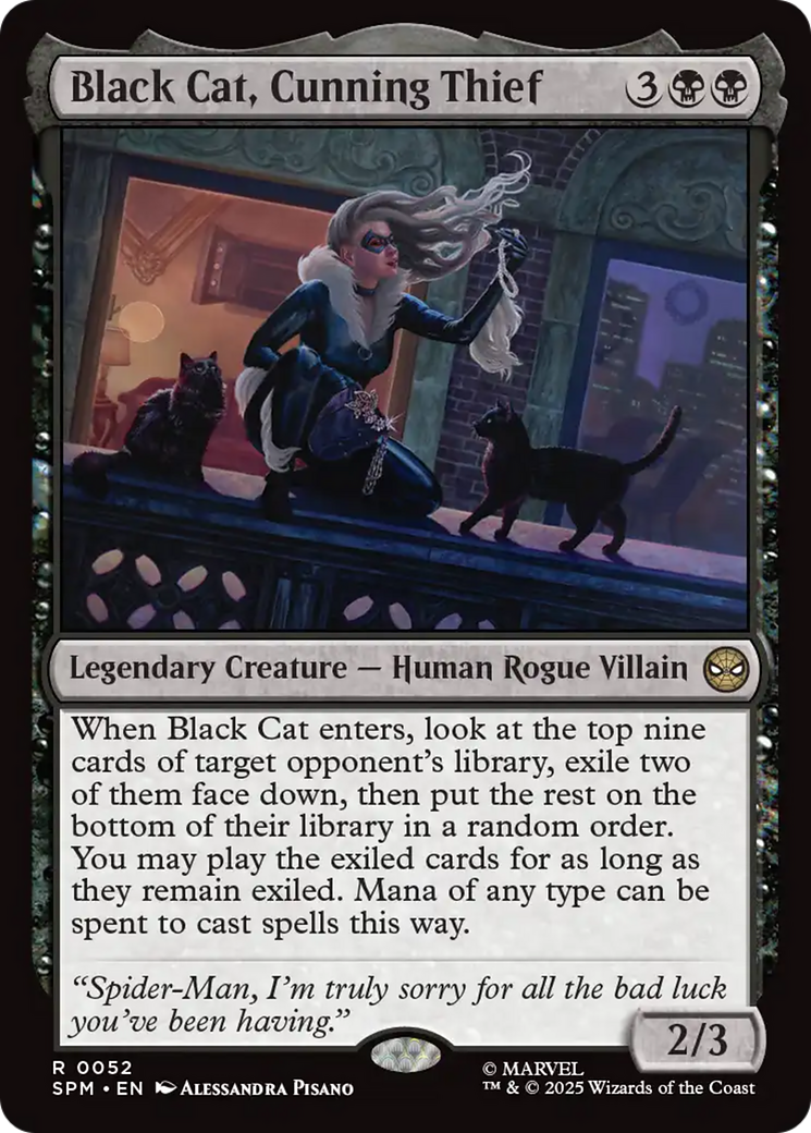 Black Cat, Cunning Thief [Marvel's Spider-Man] | Pegasus Games WI