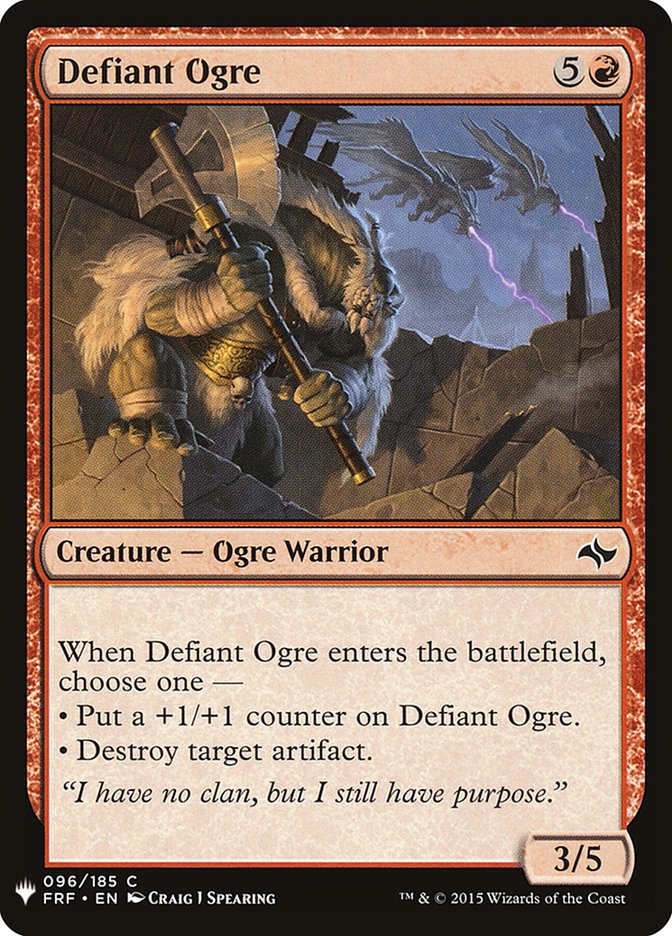 Defiant Ogre [Mystery Booster] | Pegasus Games WI