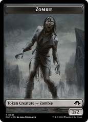 Zombie // Plant Double-Sided Token [Modern Horizons 3 Tokens] | Pegasus Games WI