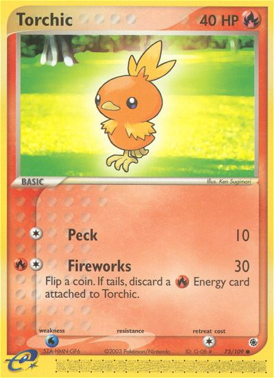 Torchic (73/109) [EX: Ruby & Sapphire] | Pegasus Games WI