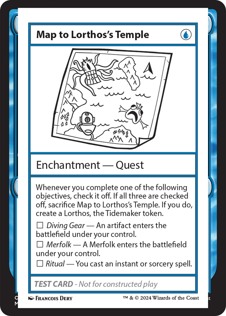 Map to Lorthos's Temple [Mystery Booster 2 Playtest Cards] | Pegasus Games WI