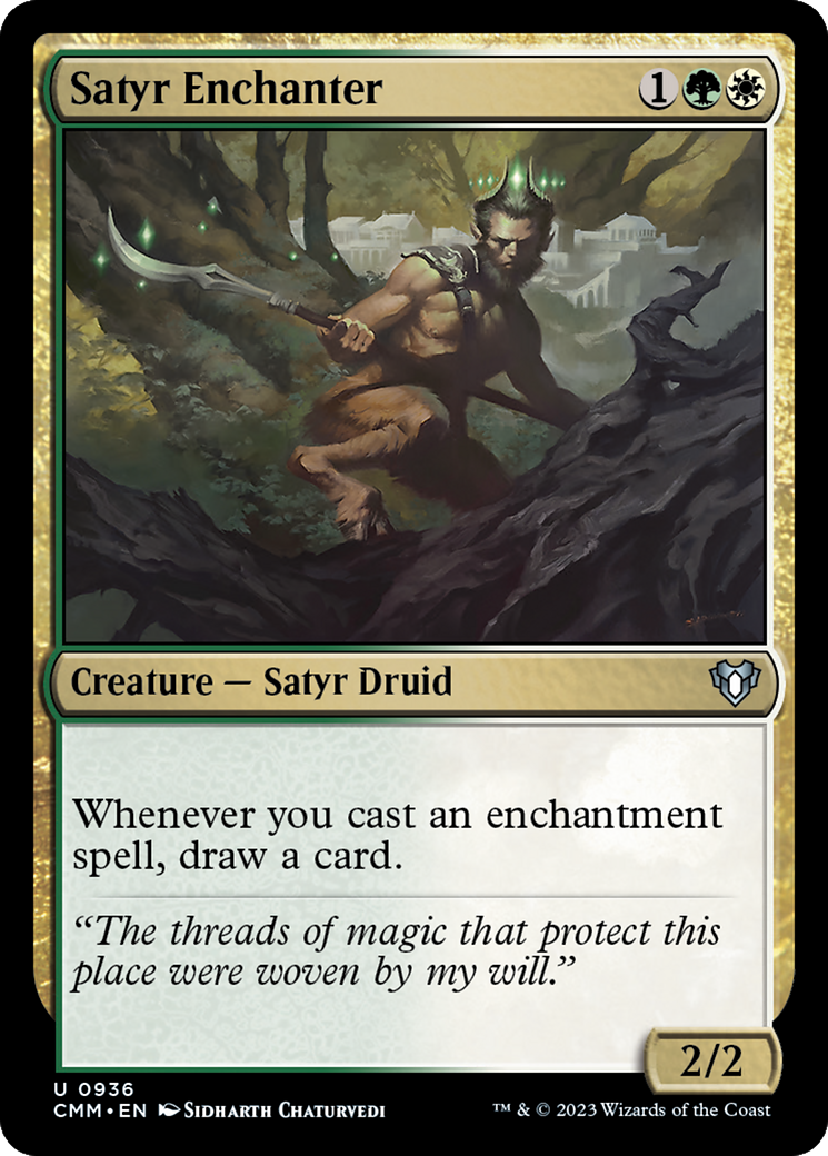 Satyr Enchanter [Commander Masters] | Pegasus Games WI