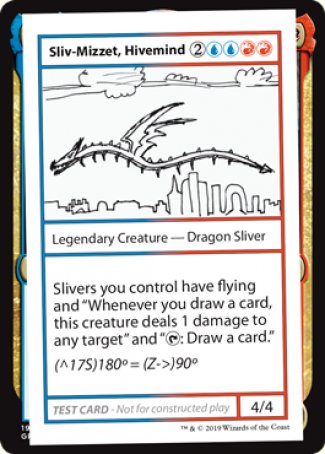 Sliv-Mizzet, Hivemind (2021 Edition) [Mystery Booster Playtest Cards] | Pegasus Games WI