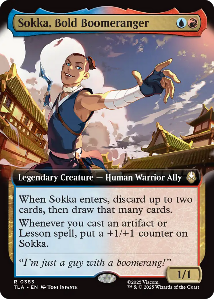 Sokka, Bold Boomeranger (Extended Art) [Avatar: The Last Airbender] | Pegasus Games WI
