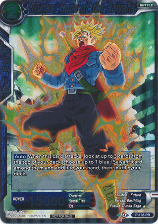 Trunks, Hope of the Saiyans (Series 7 Super Dash Pack) (P-135) [Promotion Cards] | Pegasus Games WI