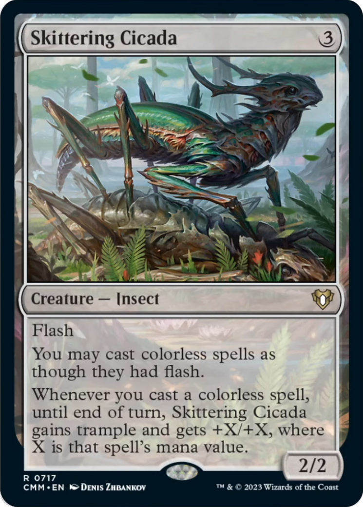 Skittering Cicada [Commander Masters] | Pegasus Games WI