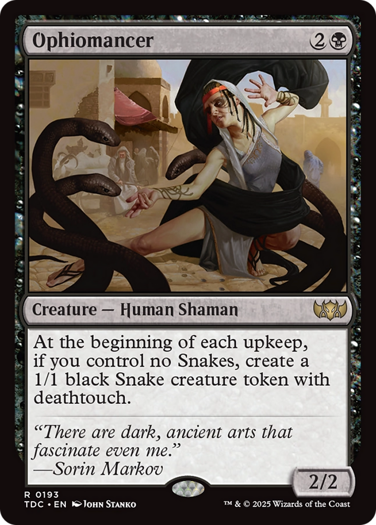 Ophiomancer [Tarkir: Dragonstorm Commander] | Pegasus Games WI