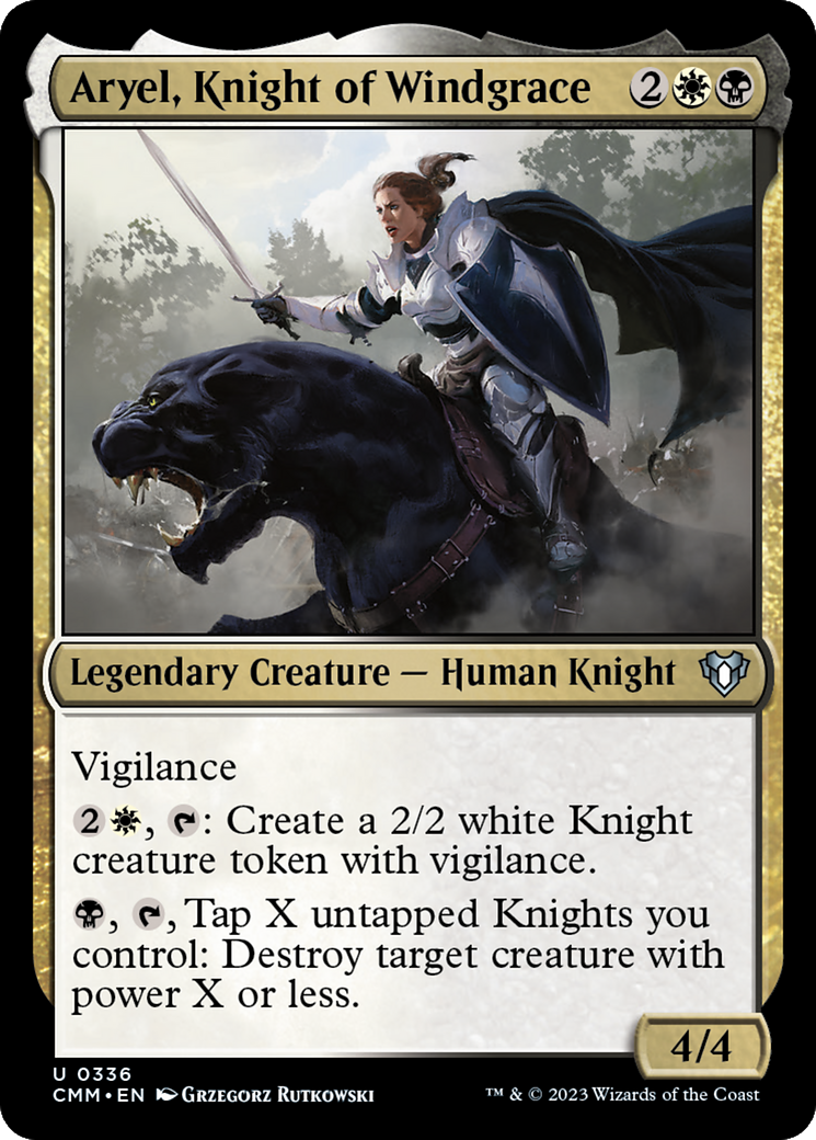 Aryel, Knight of Windgrace [Commander Masters] | Pegasus Games WI