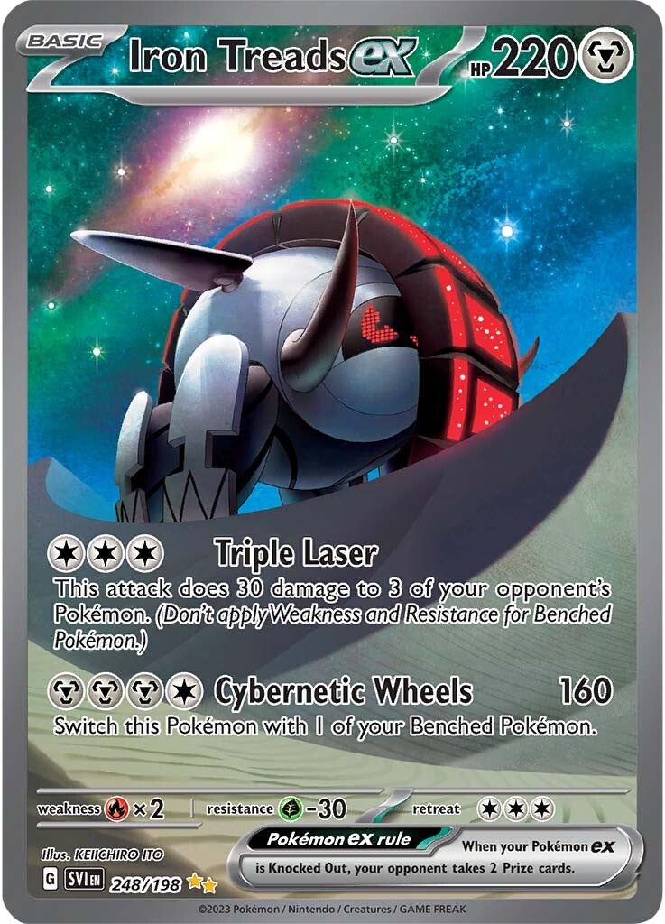 Iron Treads ex (248/198) [Scarlet & Violet: Base Set] | Pegasus Games WI