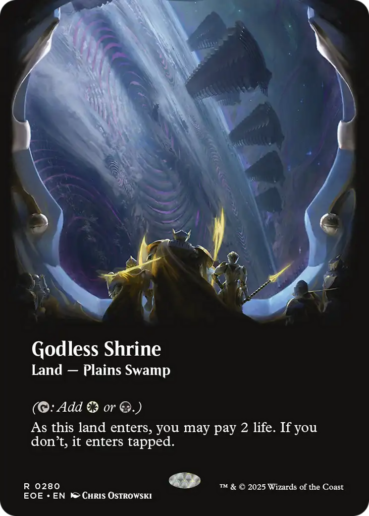 Godless Shrine (Borderless) [Edge of Eternities] | Pegasus Games WI