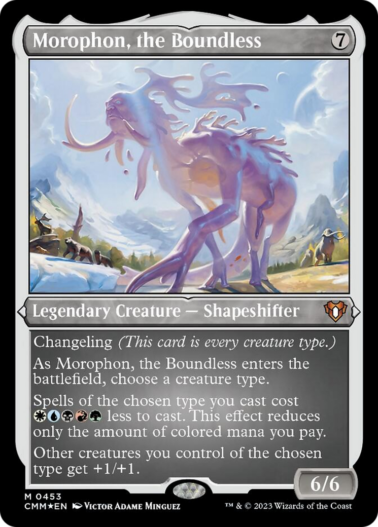 Morophon, the Boundless (Foil Etched) [Commander Masters] | Pegasus Games WI