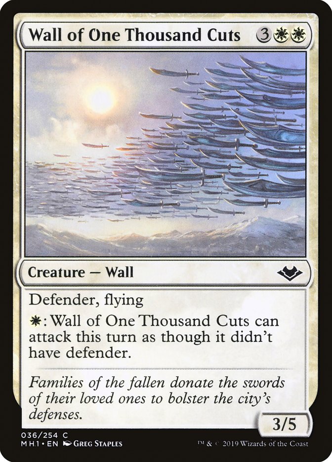 Wall of One Thousand Cuts [Modern Horizons] | Pegasus Games WI