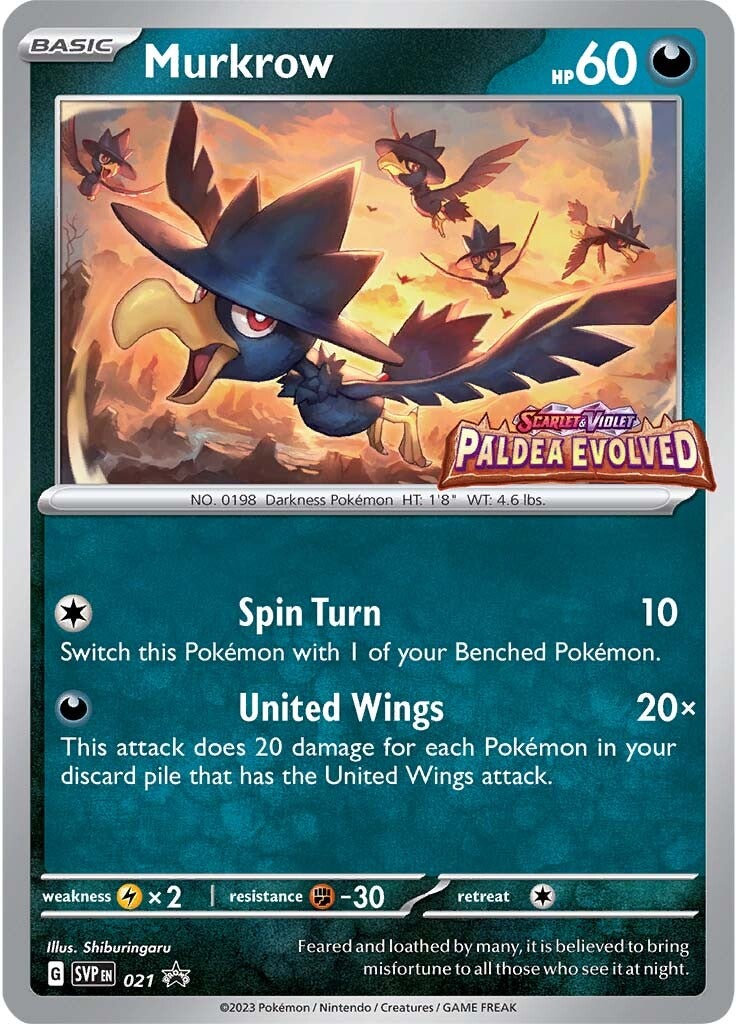 Murkrow (021) [Scarlet & Violet: Black Star Promos] | Pegasus Games WI