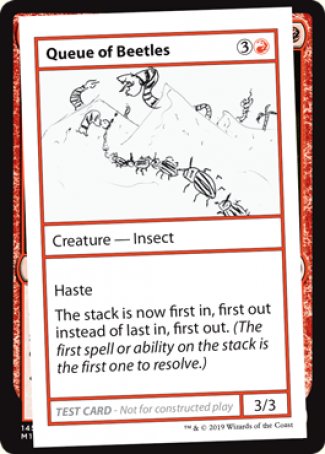 Queue of Beetles (2021 Edition) [Mystery Booster Playtest Cards] | Pegasus Games WI
