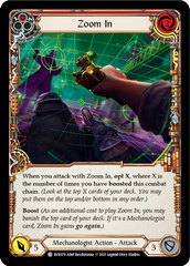 Zoom In (Red) [EVR079] (Everfest)  1st Edition Rainbow Foil | Pegasus Games WI