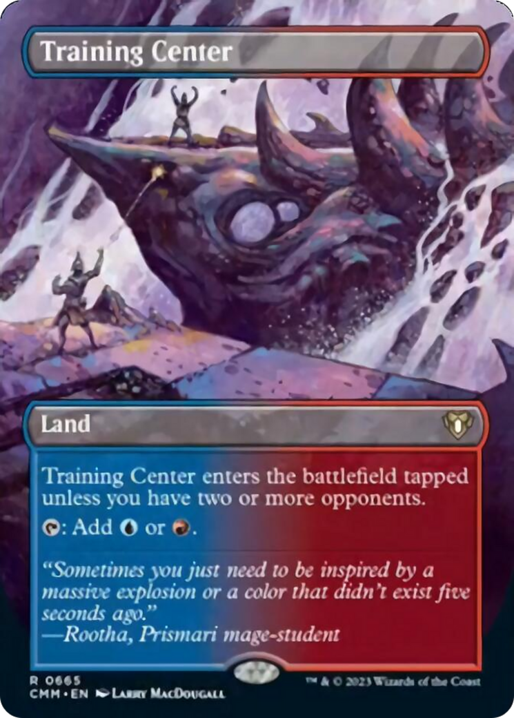 Training Center (Borderless Alternate Art) [Commander Masters] | Pegasus Games WI