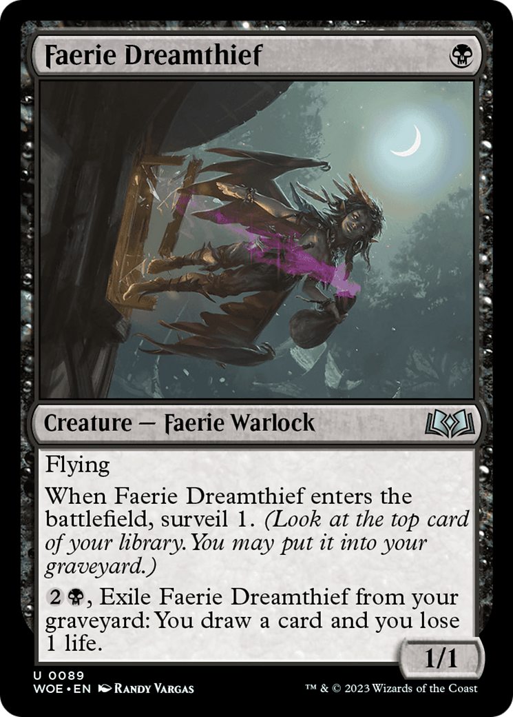 Faerie Dreamthief [Wilds of Eldraine] | Pegasus Games WI