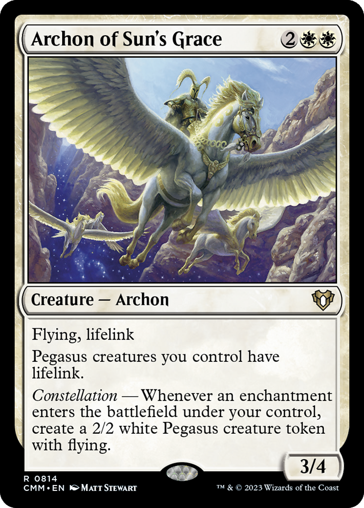 Archon of Sun's Grace [Commander Masters] | Pegasus Games WI